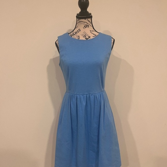 J Crew Women's Elegant Blue Sleeveless Dress - Picture 1 of 3